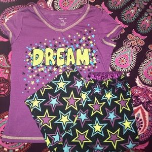 Total girl 2pc pj set sz 7/8